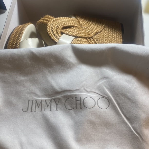 jimmy choo delphi wedge 40 new with box - Picture 4 of 4